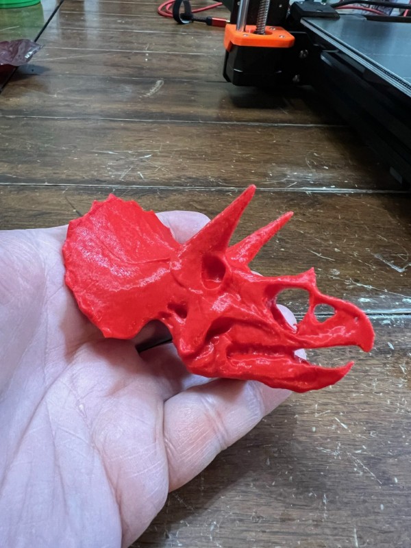 3D printed dinosaur toy